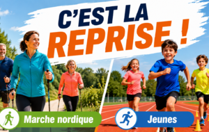 Reprise de la marche nordique et des entraînements jeunes
